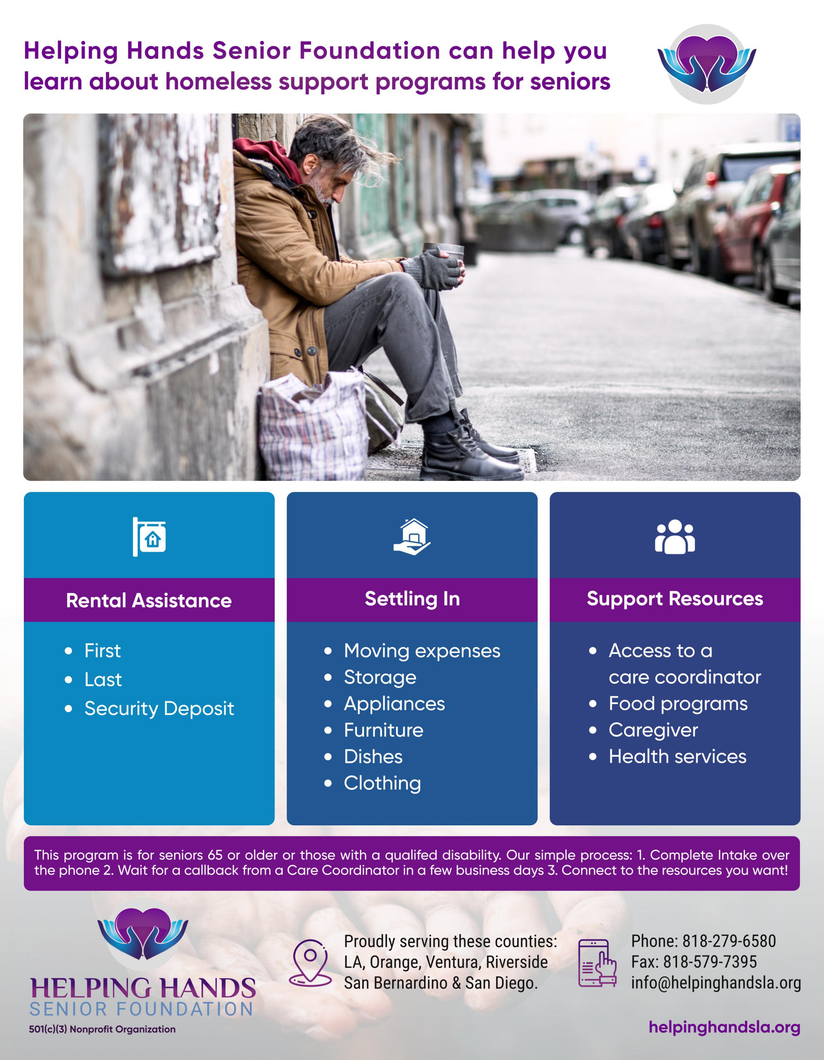 For Seniors Experiencing / At Risk of Homelessness