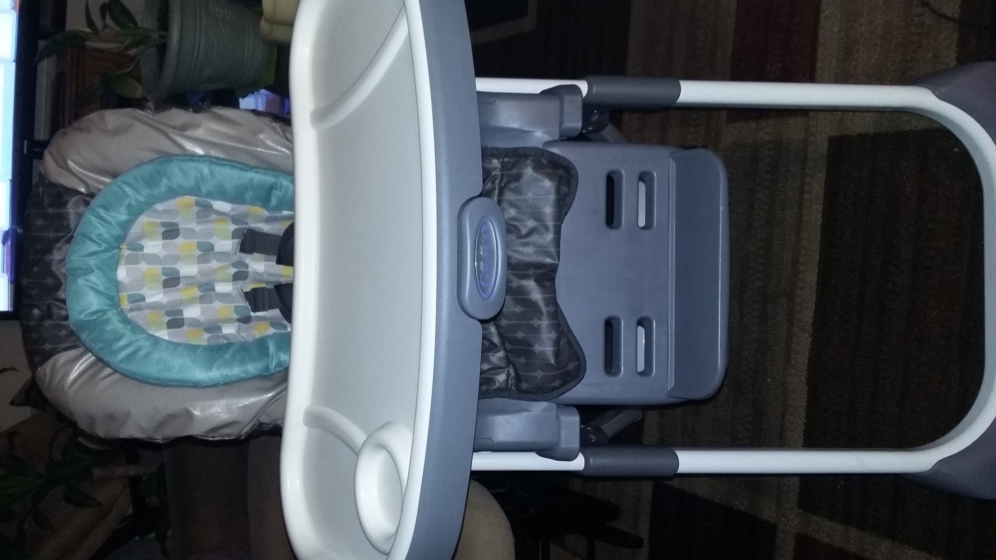 Graco duo high chair Booster seat with  removeable tray.