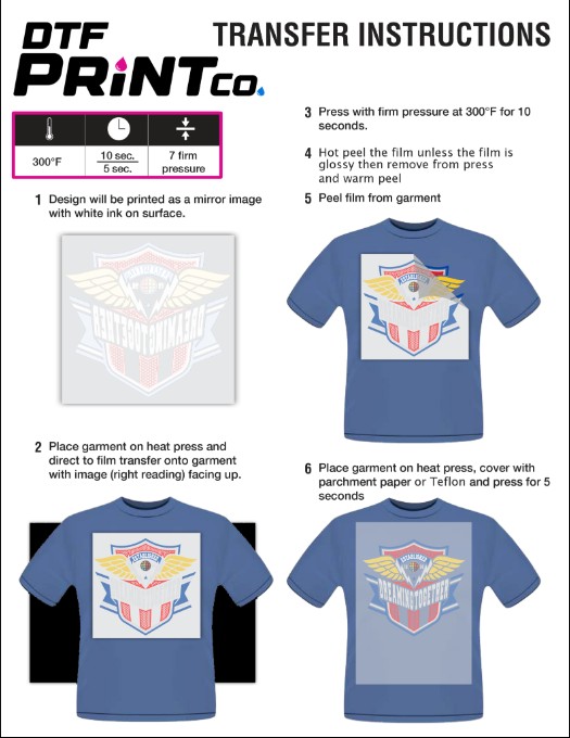 High-Quality DTF Transfers for Custom Apparel Printing