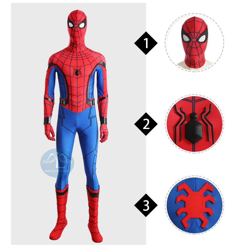The Spider Man Cosplay Costume