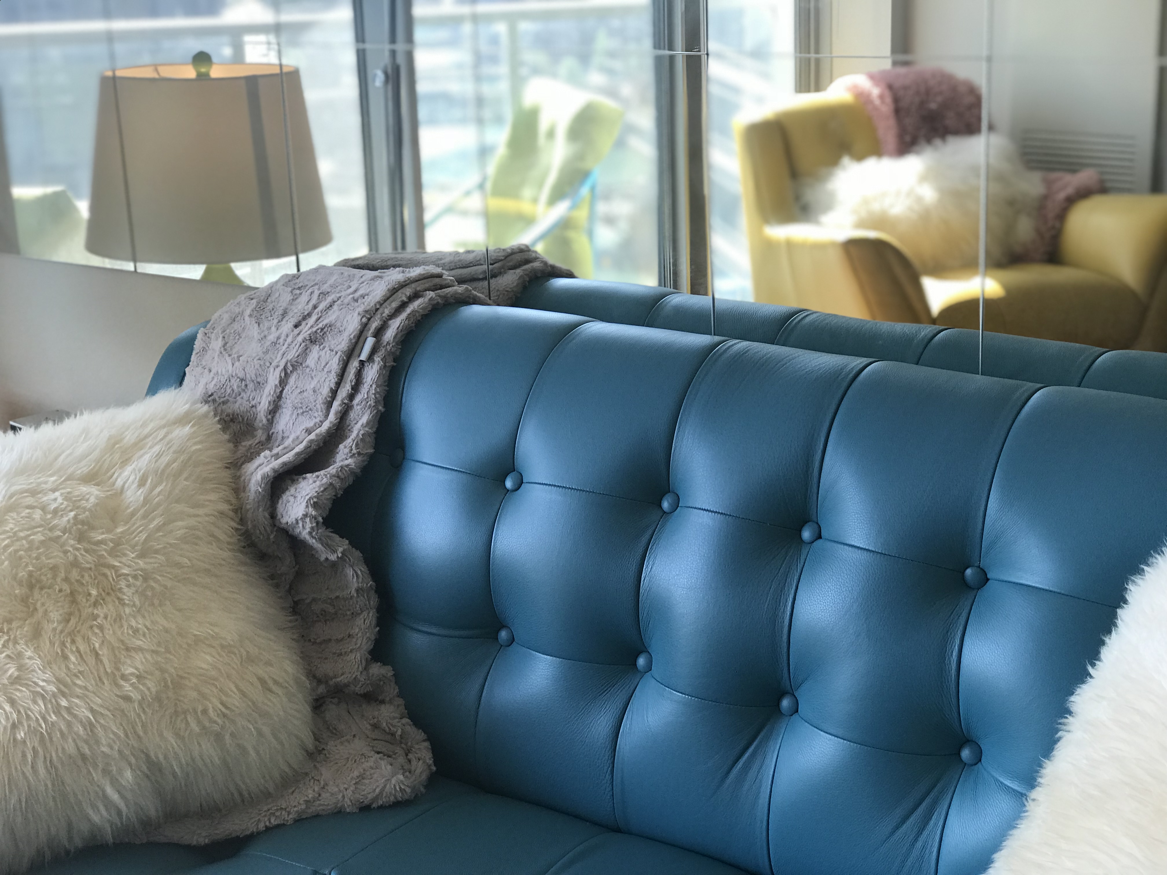 Joybird Fitzgerald Leather Loveseat