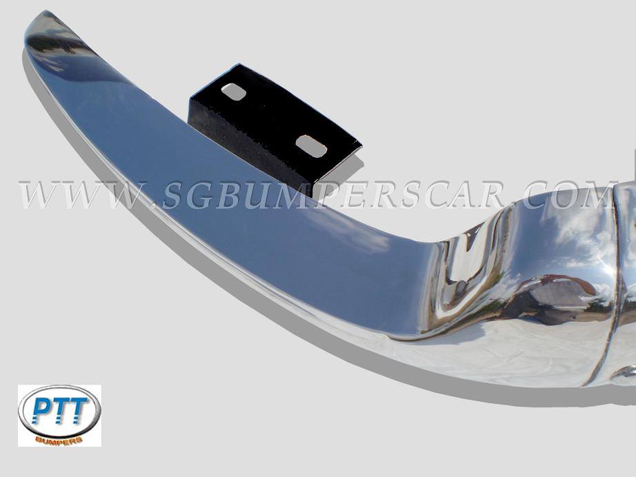 Volkswagen Bus Type 2 Early Bay Bumper 1968-1972 in Stainless steel