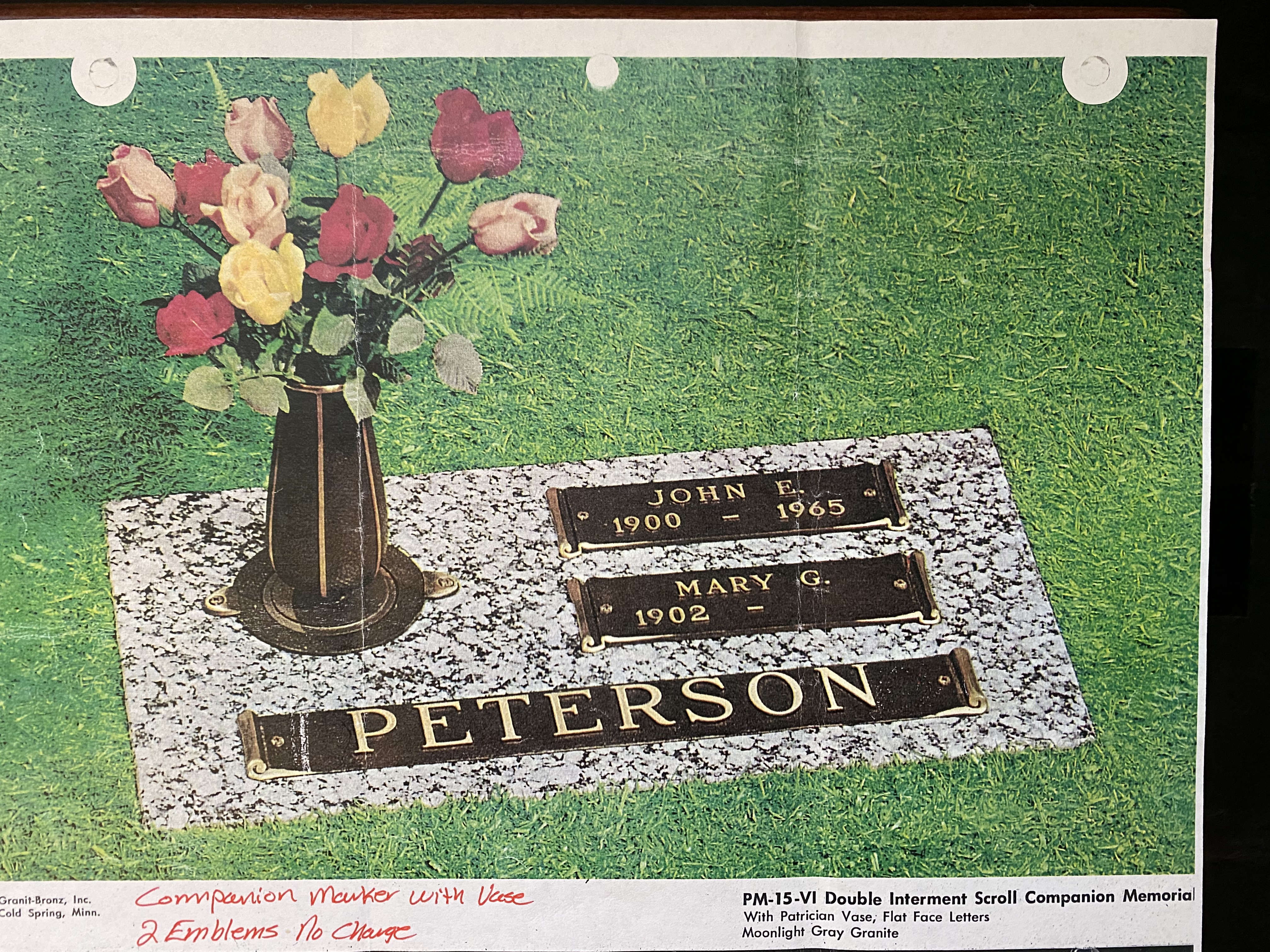 Cedar Memorial Cemetery Double Depth Plot For Two In Beautiful Garden Of Tranquility