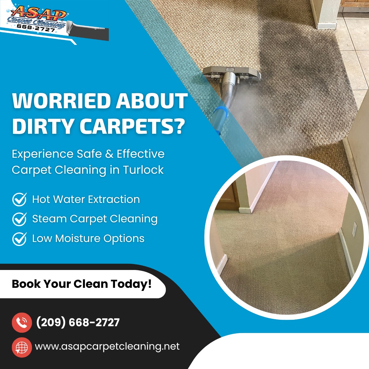 Carpet Cleaning in Turlock – Reliable & Affordable Service