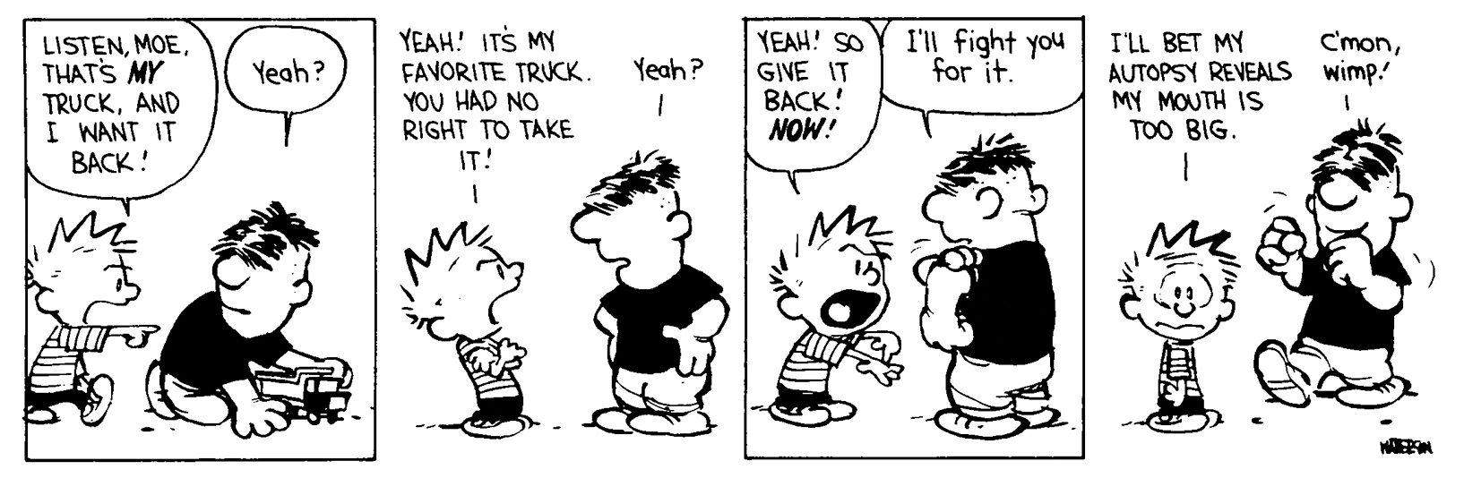 Calvin and Hobbes