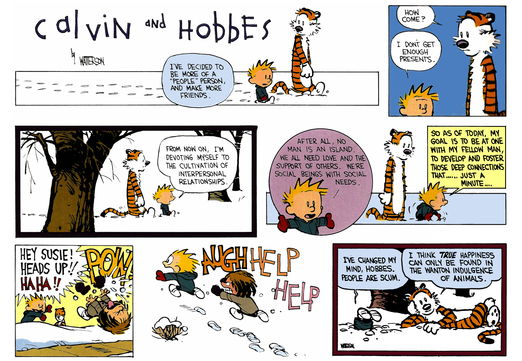 Calvin and Hobbes