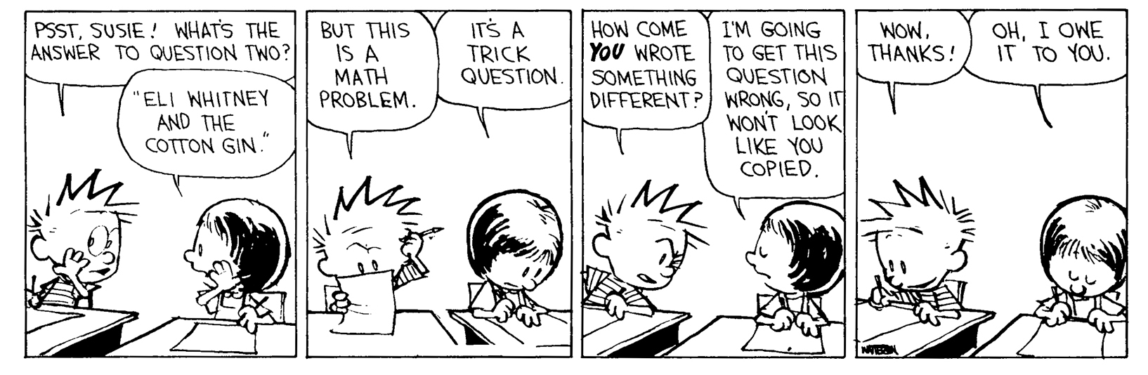 Calvin and Hobbes