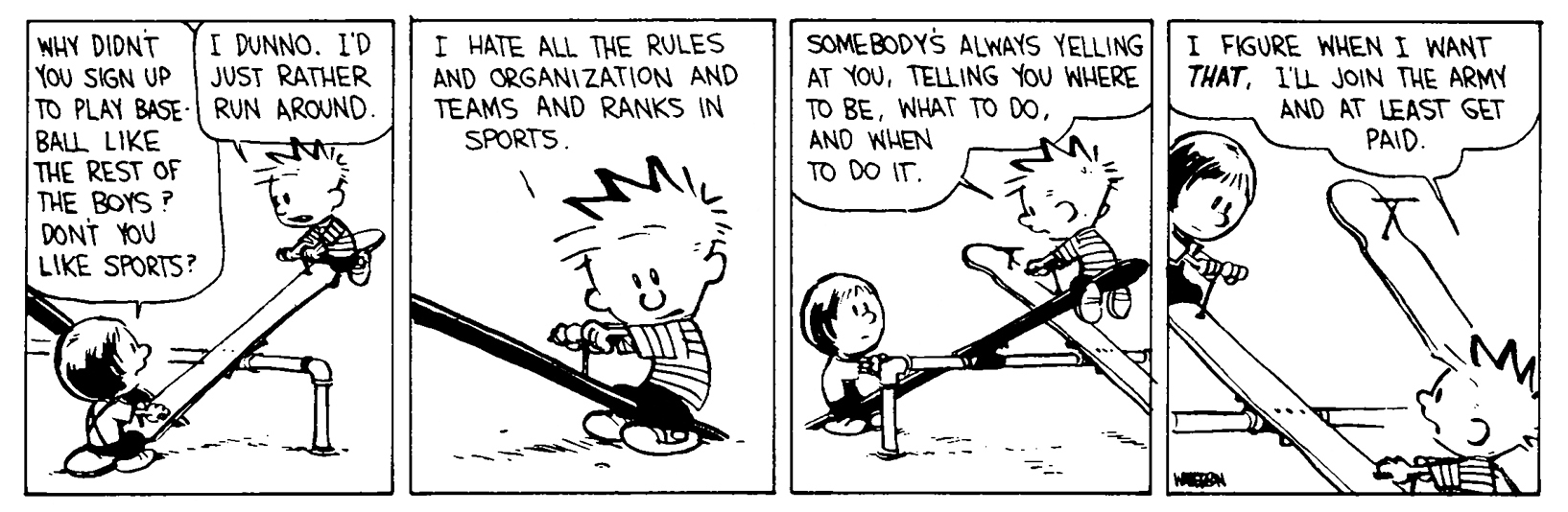 Calvin and Hobbes