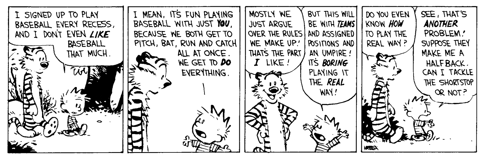Calvin and Hobbes