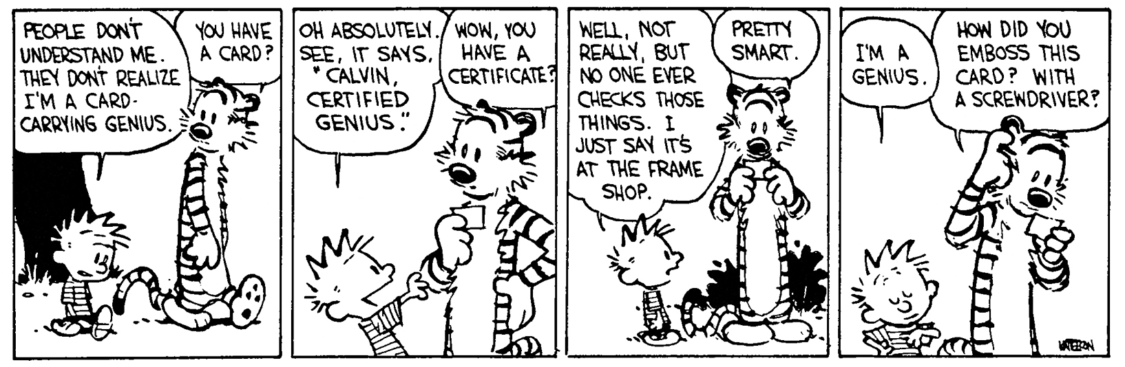 Calvin and Hobbes