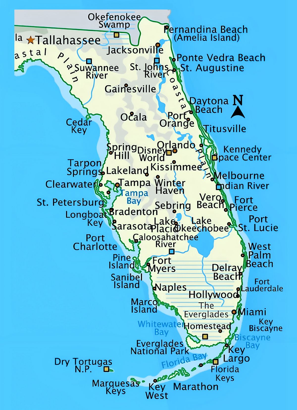Map of Fort Pierce and Port Saint Lucie service area