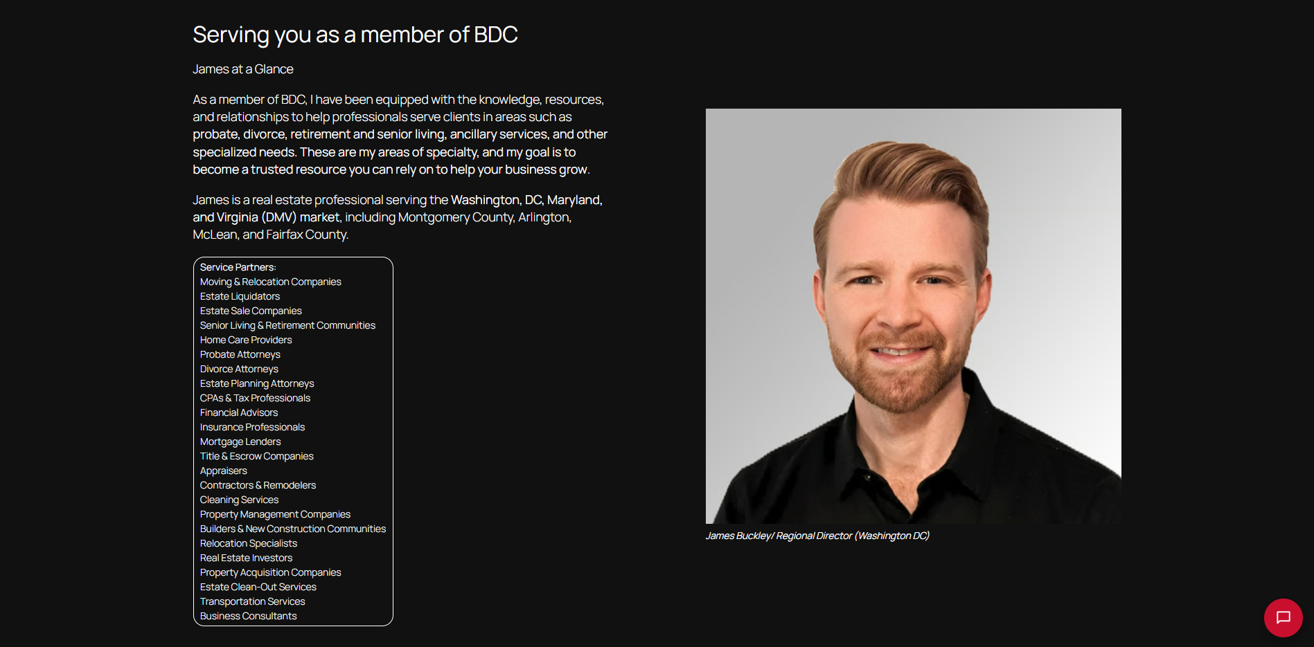 Personalized BDC Page