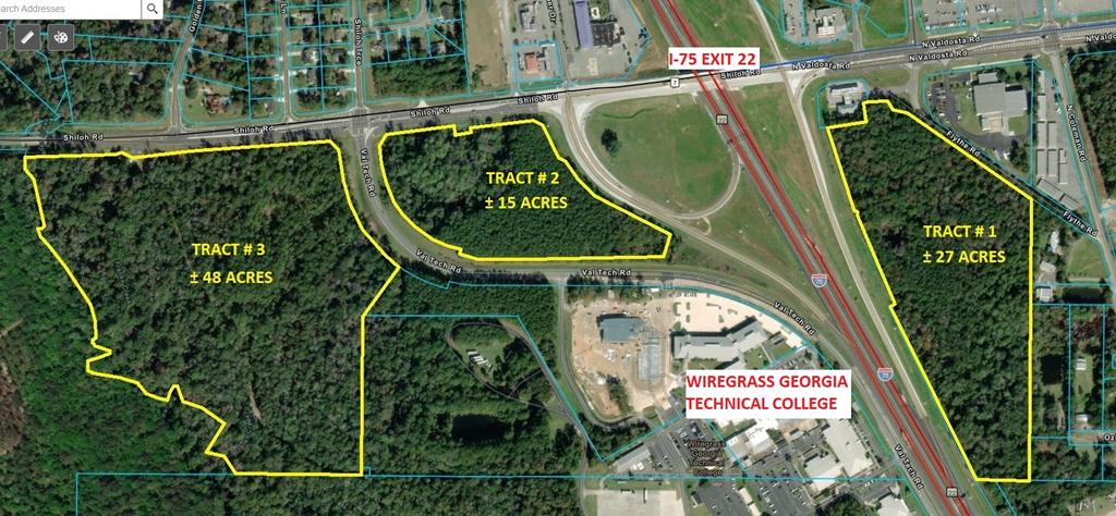 Tract 2 SW I-75 Exit 22 / SE North Valdosta Rd & Val Tech Rd<br>Valdosta, GA