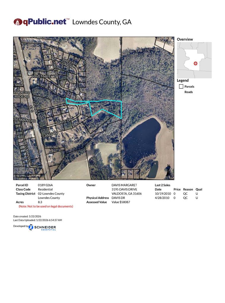 00  Davis Drive<br>Valdosta, GA