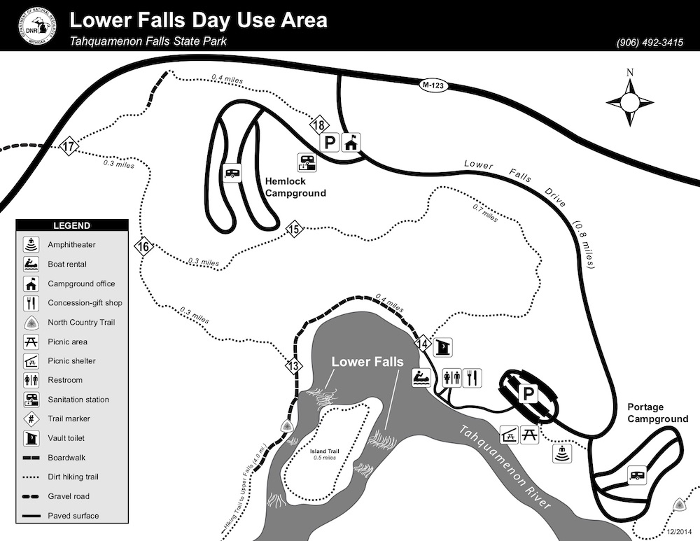Preview image for Lower Falls Day Use Map resource
