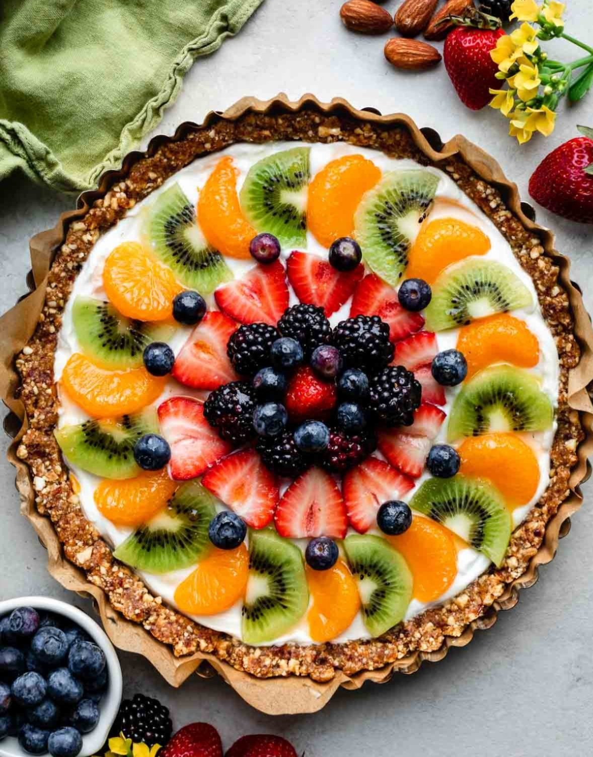 Greek Yogurt Fruit Tart