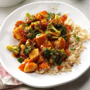 a plate of food on a table