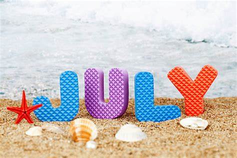 a colorful letters on a beach
