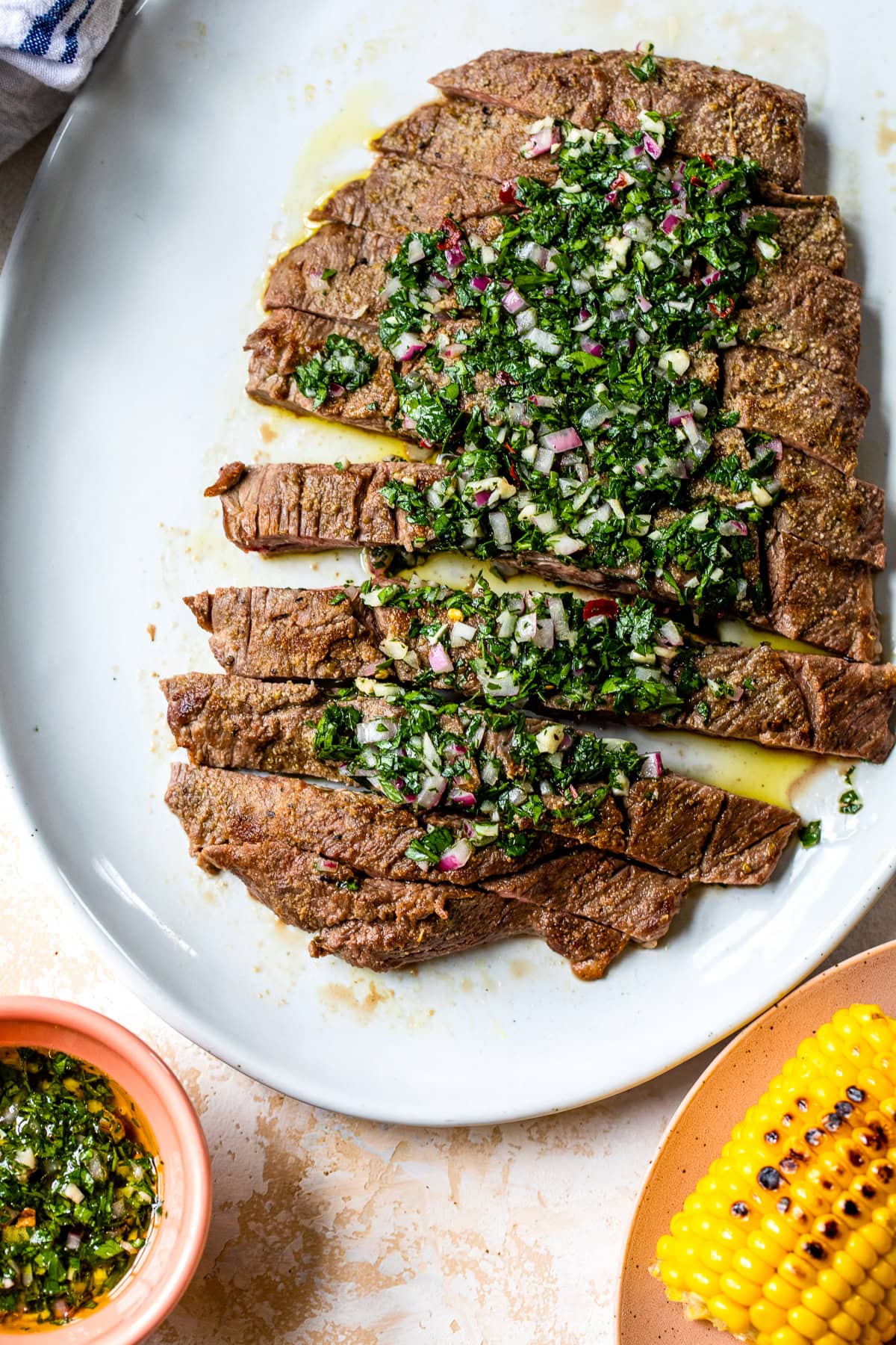 a plate of steak with sauce on it