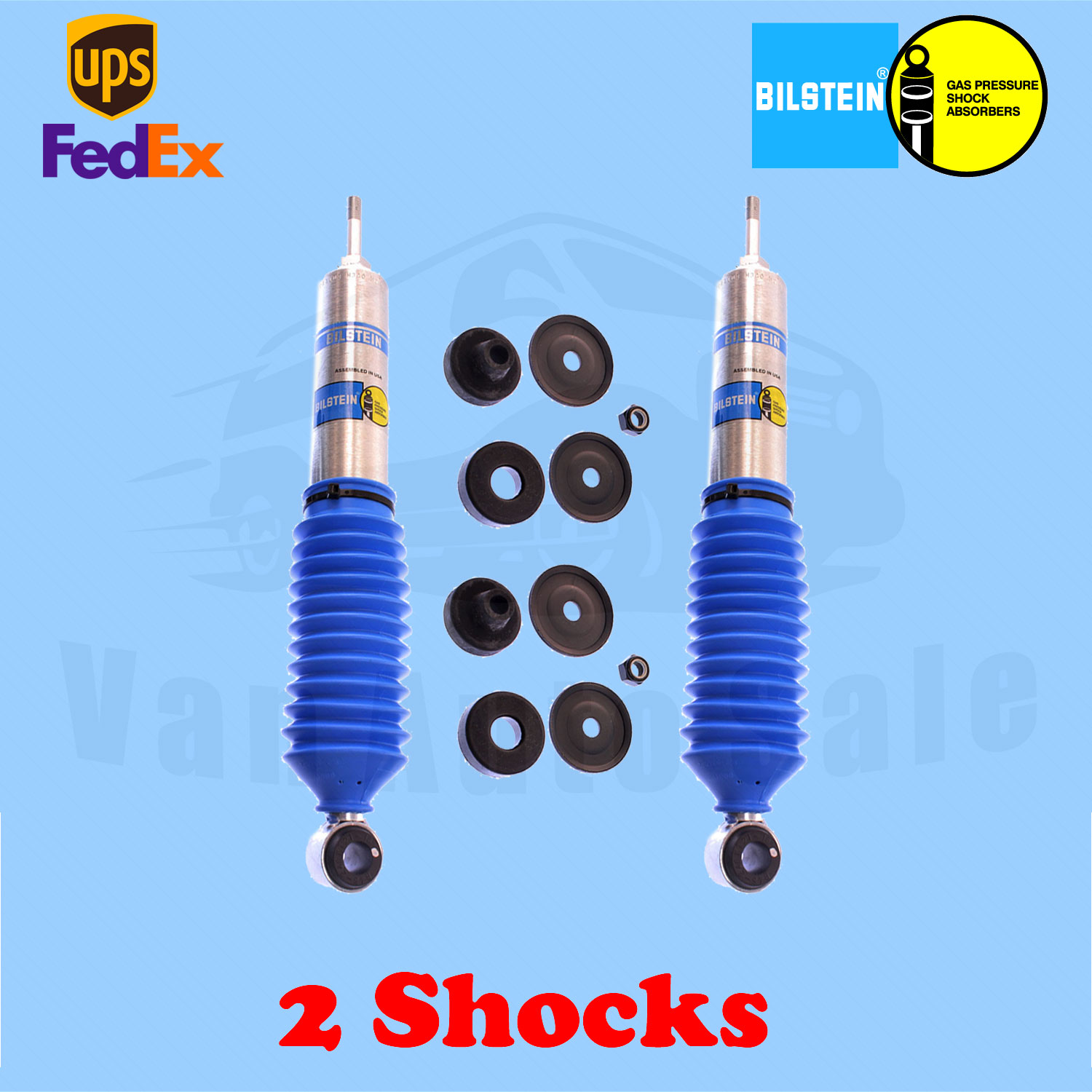 Bilstein B6 Front shocks for Ford E-450 00-02 Econoline Super Duty Kit ...