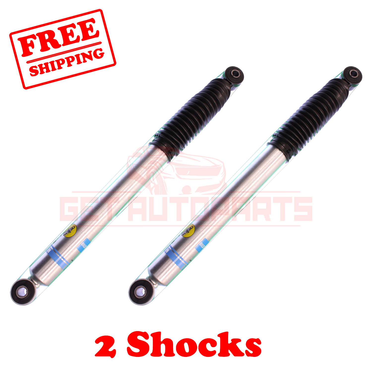 Kit 2 Bilstein B8 5100 Rear 4-5" Lift Shocks For Chevy Silverado 1500 ...