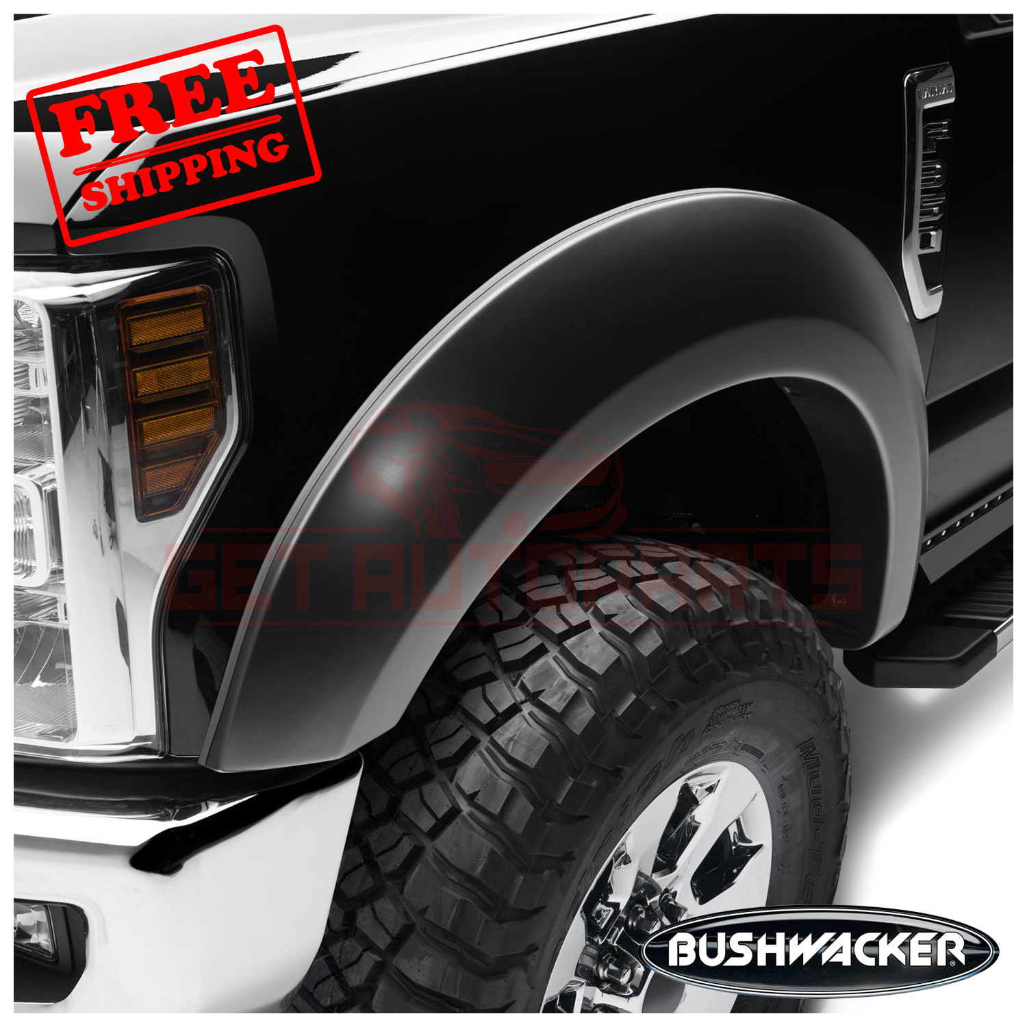 Bushwacker Fender Flare Front for 201719 Ford F350 Super Duty eBay