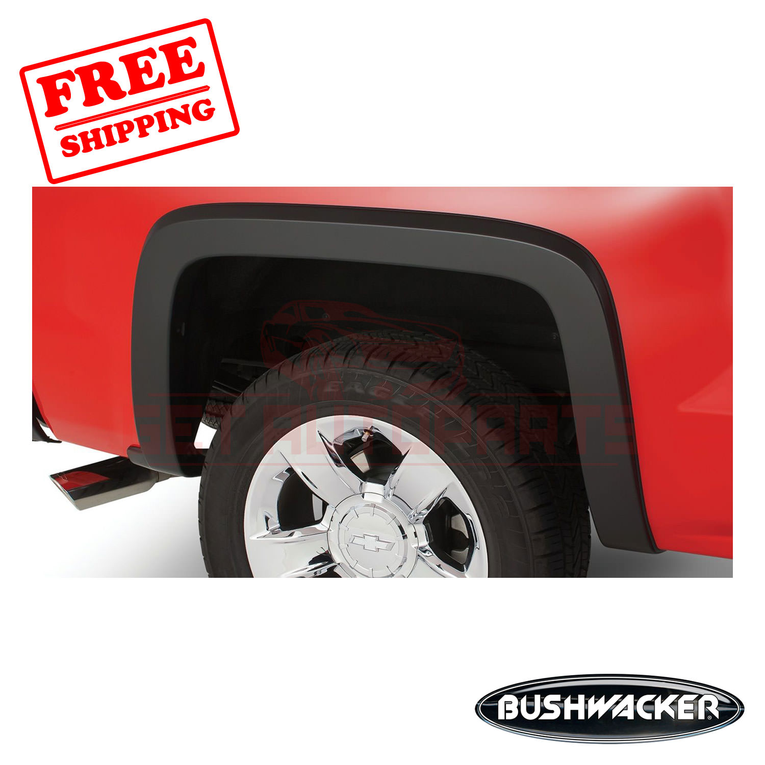 Bushwacker Fender Flare trasero para Chevrolet Silverado 3500 HD 2011