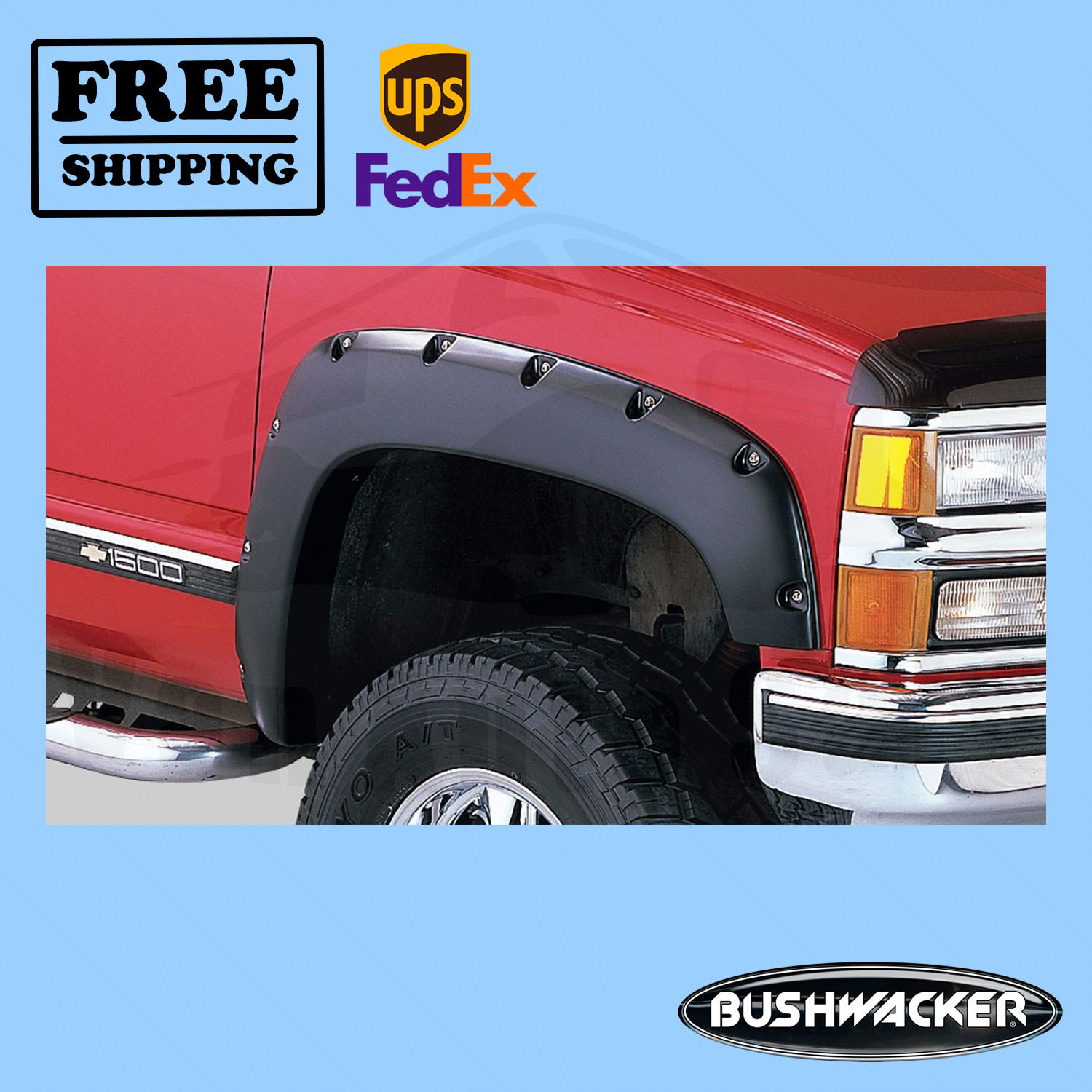Fender Flare Front Bushwacker for Chevrolet Tahoe 20072014