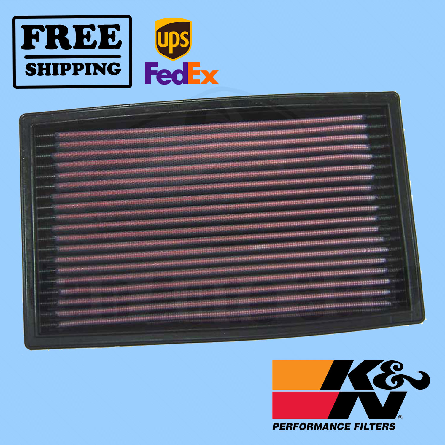 K&N 33-2134 K&N 33-2134 95-03 MAZDA PROTG, 99-05 MAZDA PREMACY REPLACEMENT AIR FILTER main image 1