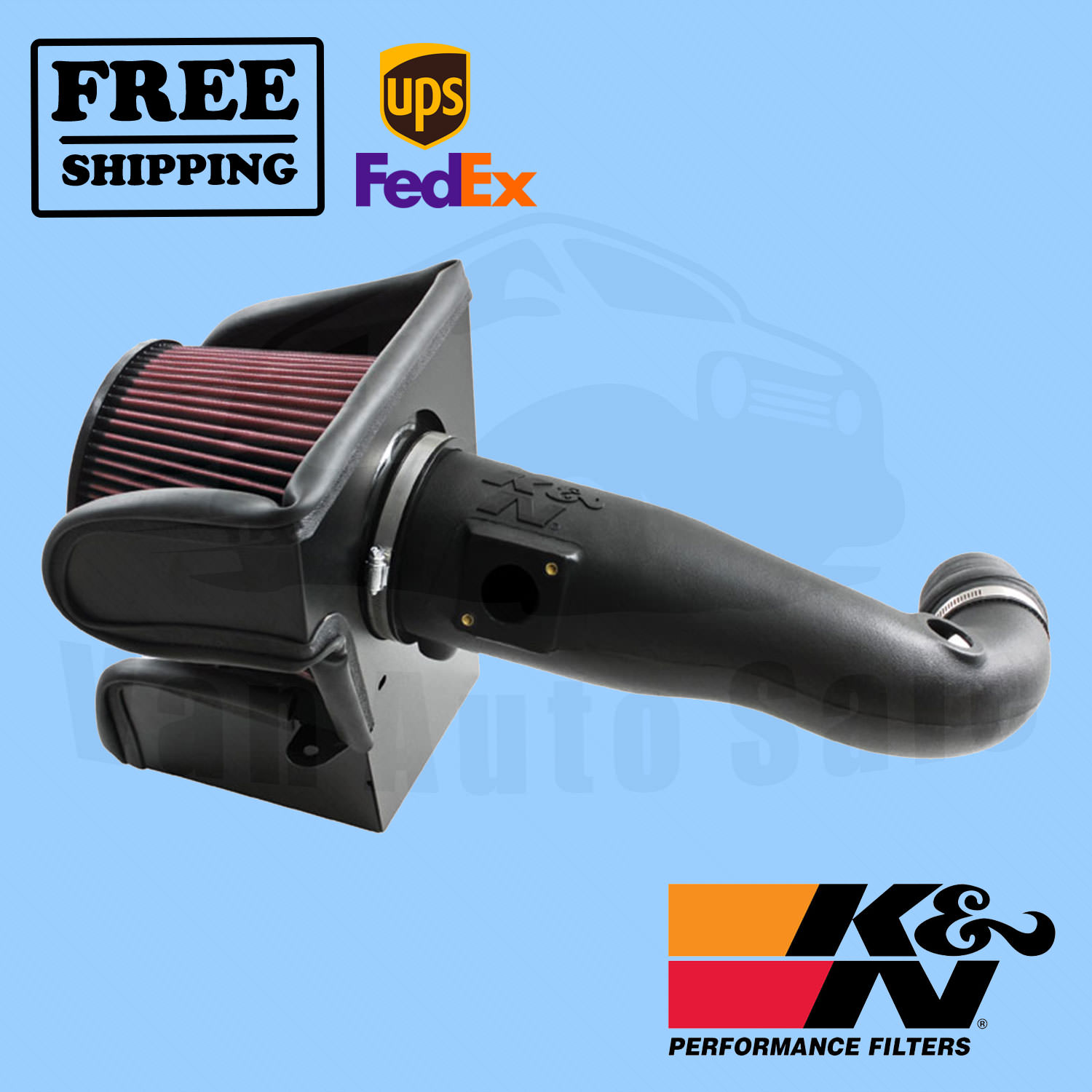 Intake Kit K&N fits Ford F-550 Super Duty 2008-2010 - Picture 1 of 8