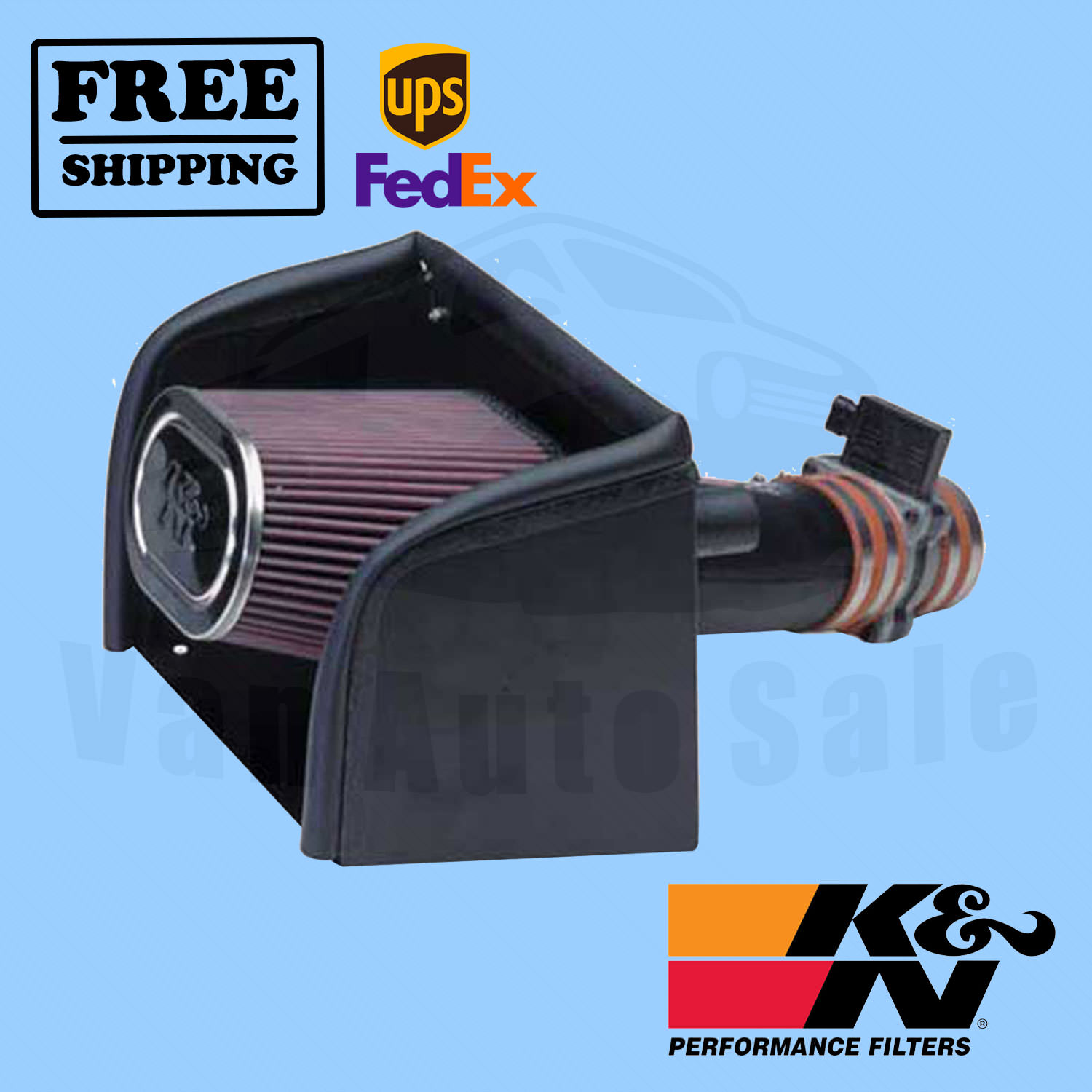 Intake Kit K&N for Chevrolet K2500 Suburban 1996-1999 - Picture 1 of 8