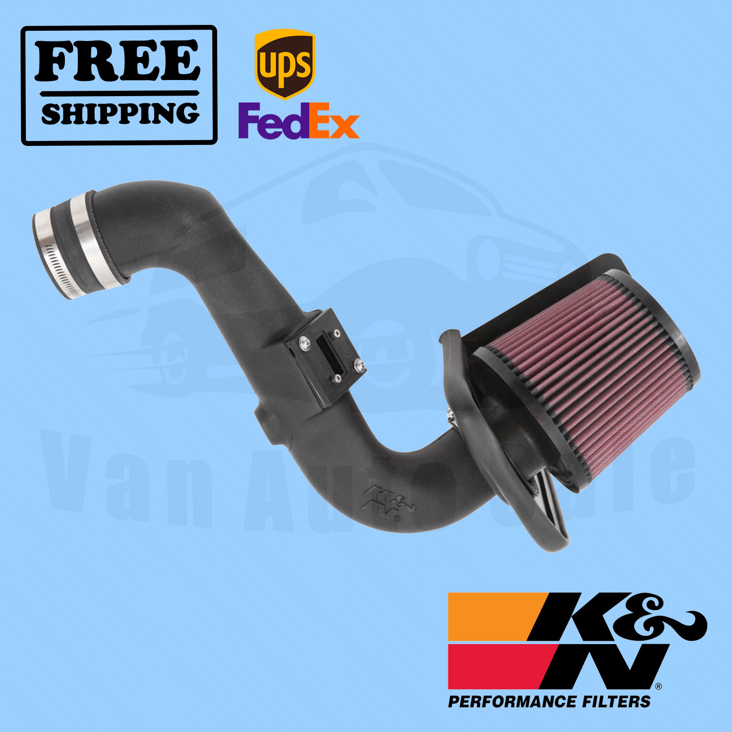 Intake Kit K&N for Ford Fiesta 2014-2015 - Picture 1 of 8