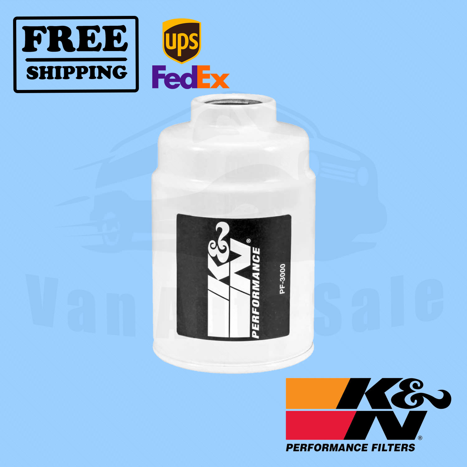 Fuel Filter K&N for GMC Sierra 3500 2001-2006 - Picture 1 of 8