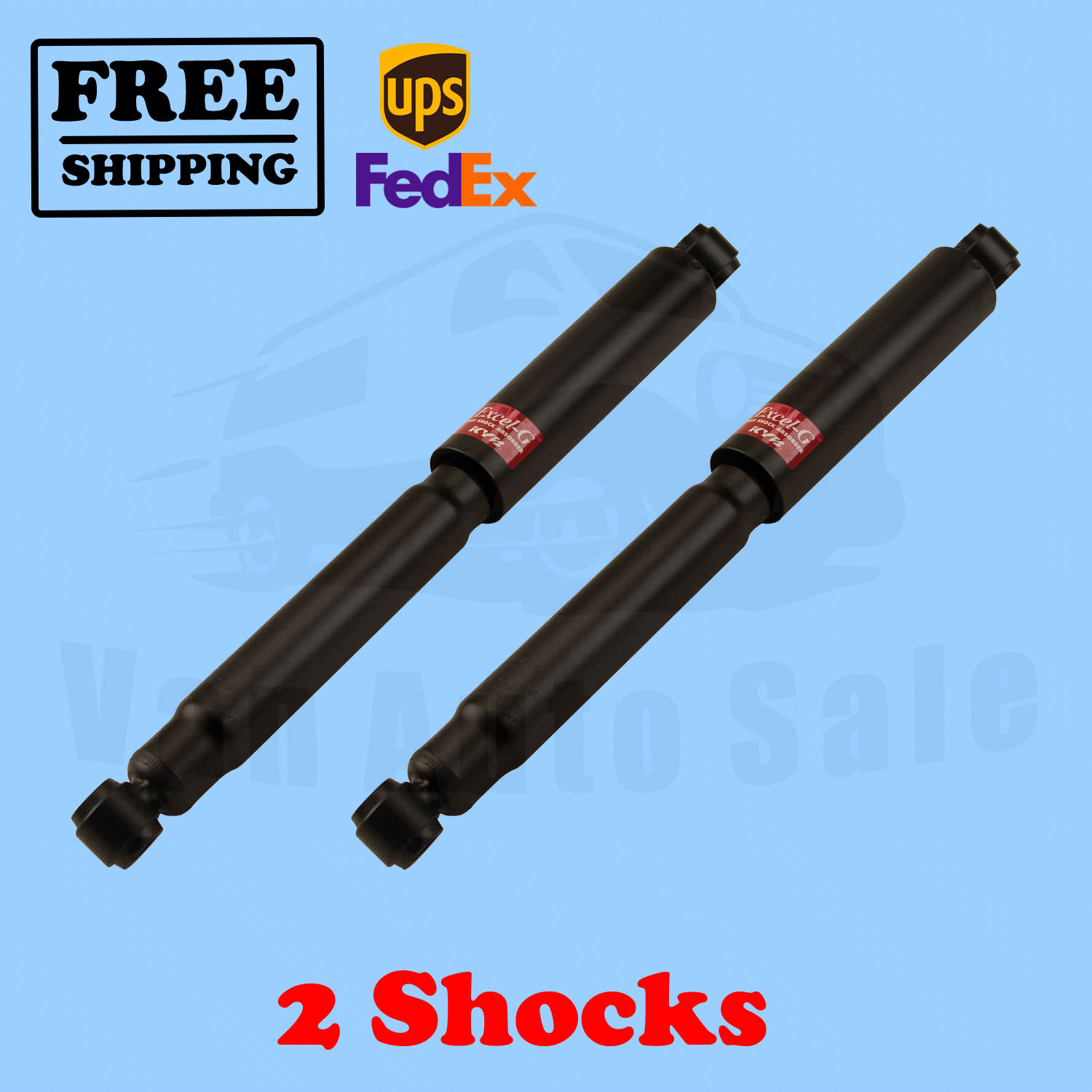 KYB Rear Shocks GR-2 EXCEL-G for NISSAN Pickup 4WD 1986-94 Kit 2 | eBay