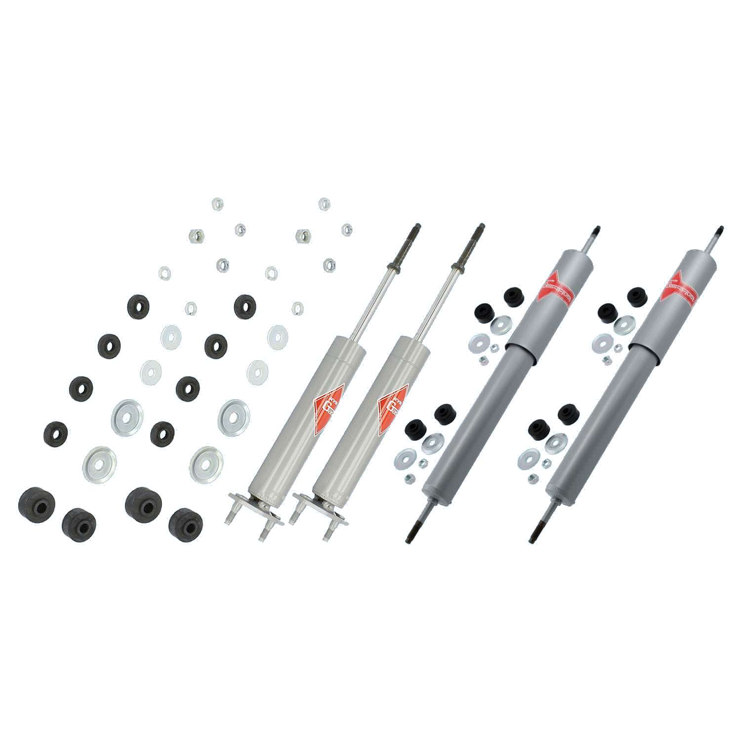 KYB 4 Shocks Front&Shocks Rear GASAJUST for FORD Mustang 197173 eBay