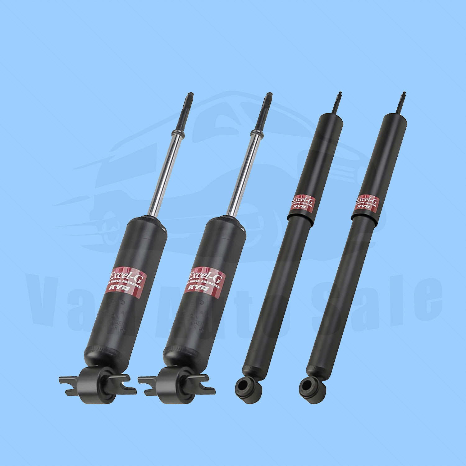 KYB Front Rear Shocks GR2/EXCELG for CHEVROLET Bel Air 195557 Kit 4