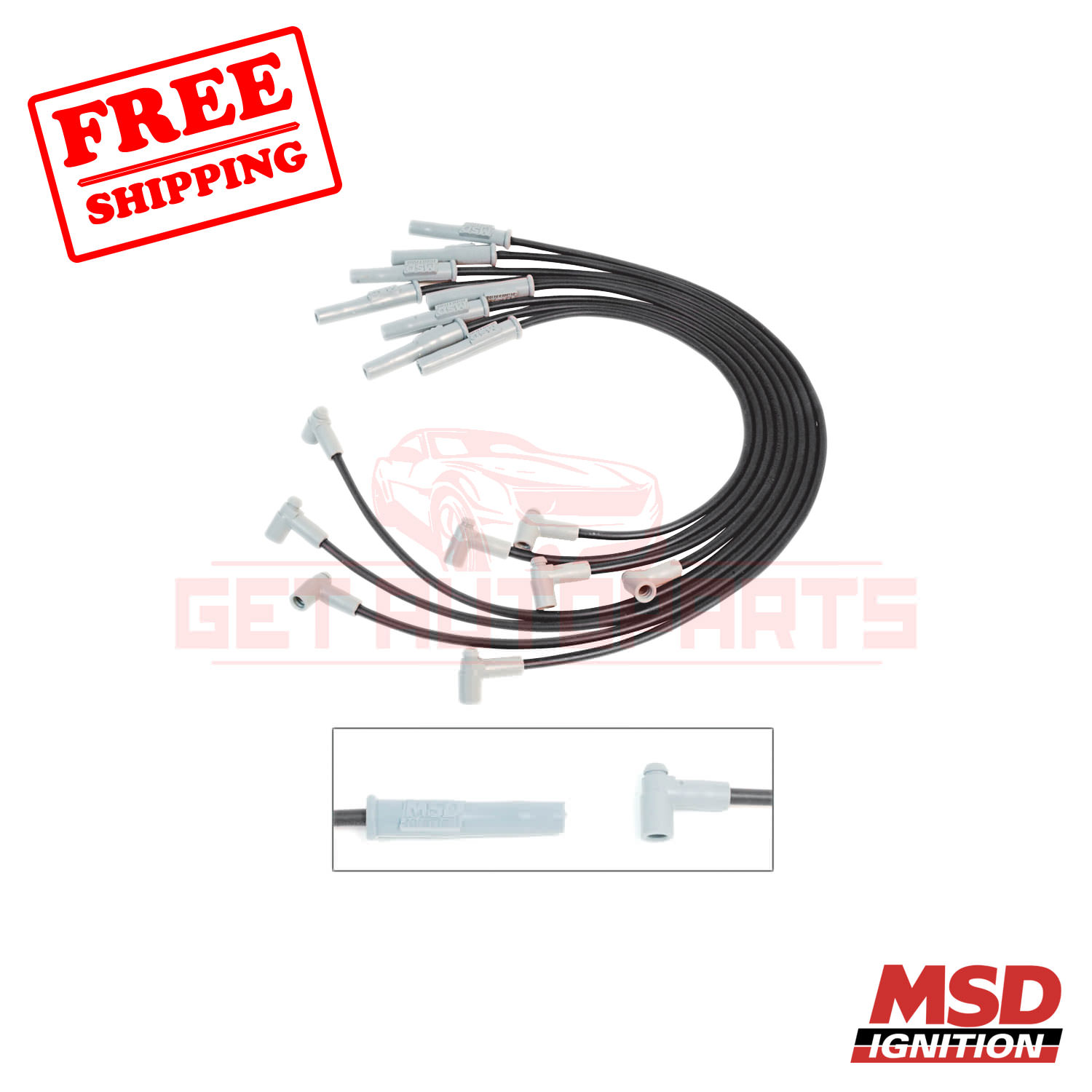 MSD Spark Plug Wire Set GMC Kansas City Mall V3500 1987 for
