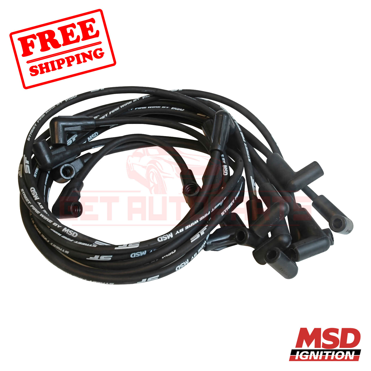 MSD Spark Plug Wire Set compatible with Chevrolet 87-1988