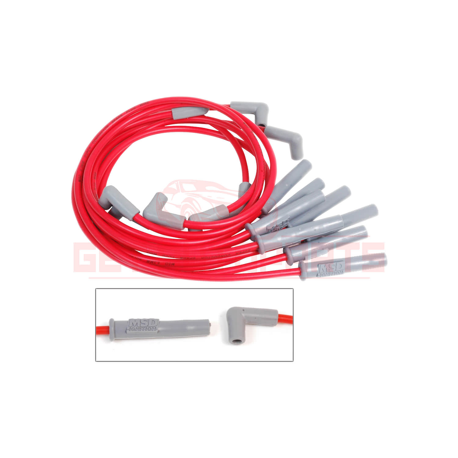 MSD Spark Plug Wire Set compatible with Lincoln Mark V 77-1979