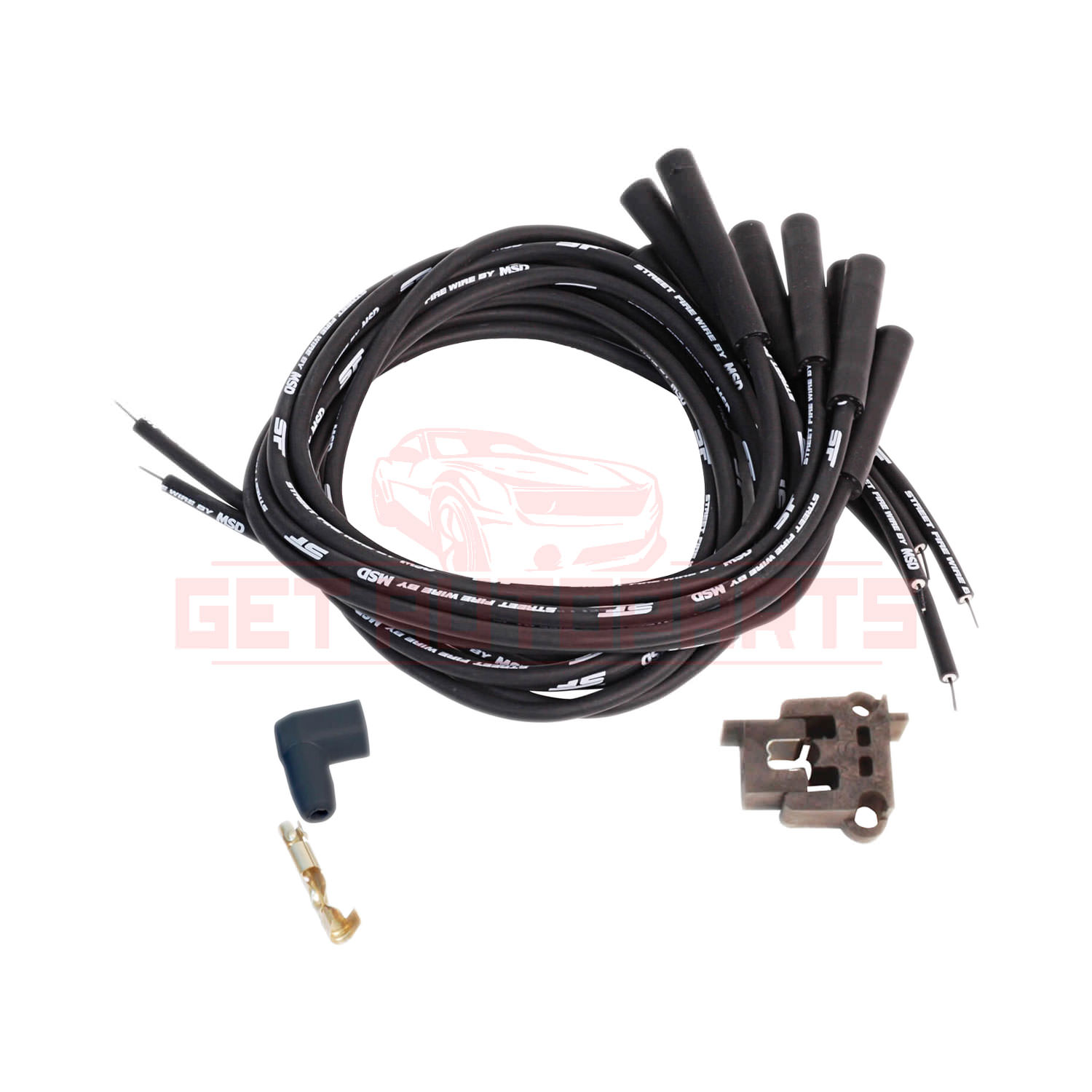 MSD Spark Plug Wire Set New for Chevrolet K20 Suburban 1975-1986