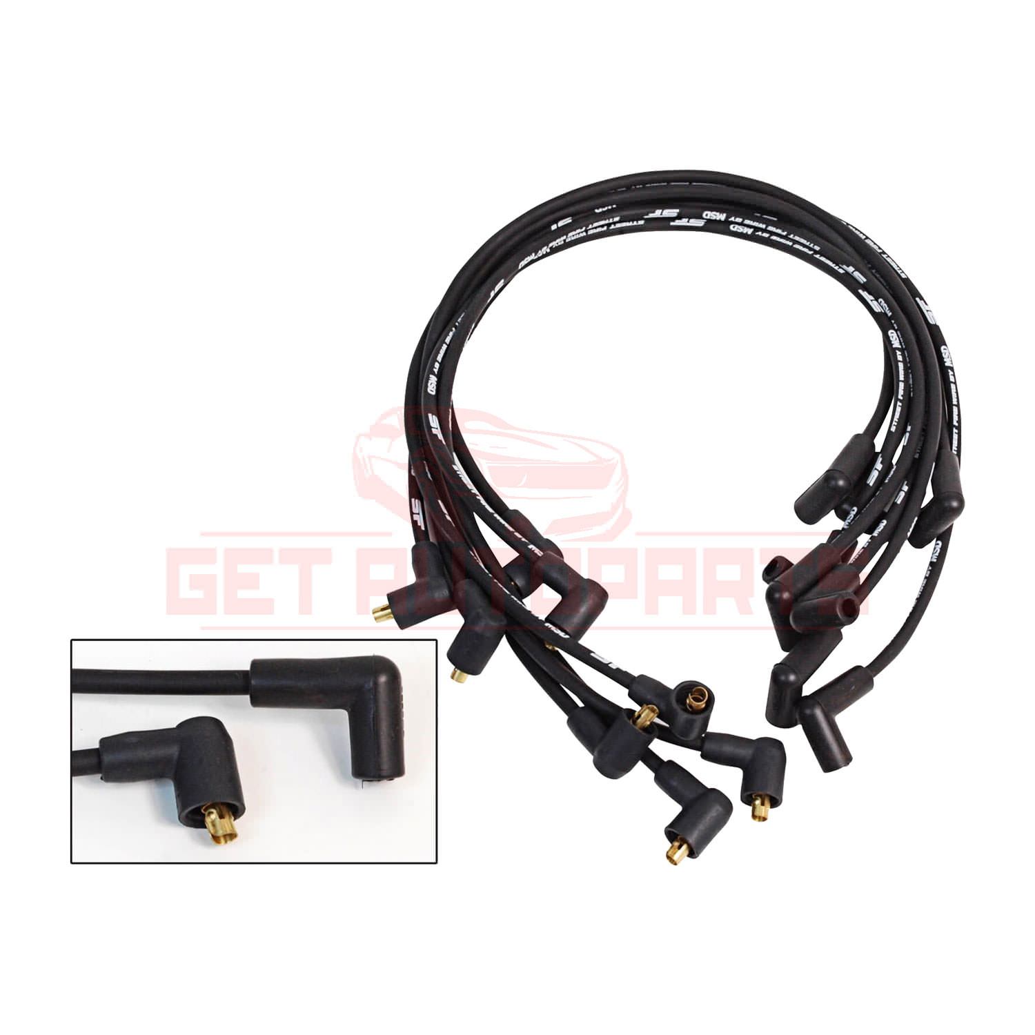MSD Spark Plug Wire Set compatible with GMC K35/K3500 Pickup 68-1974 5564