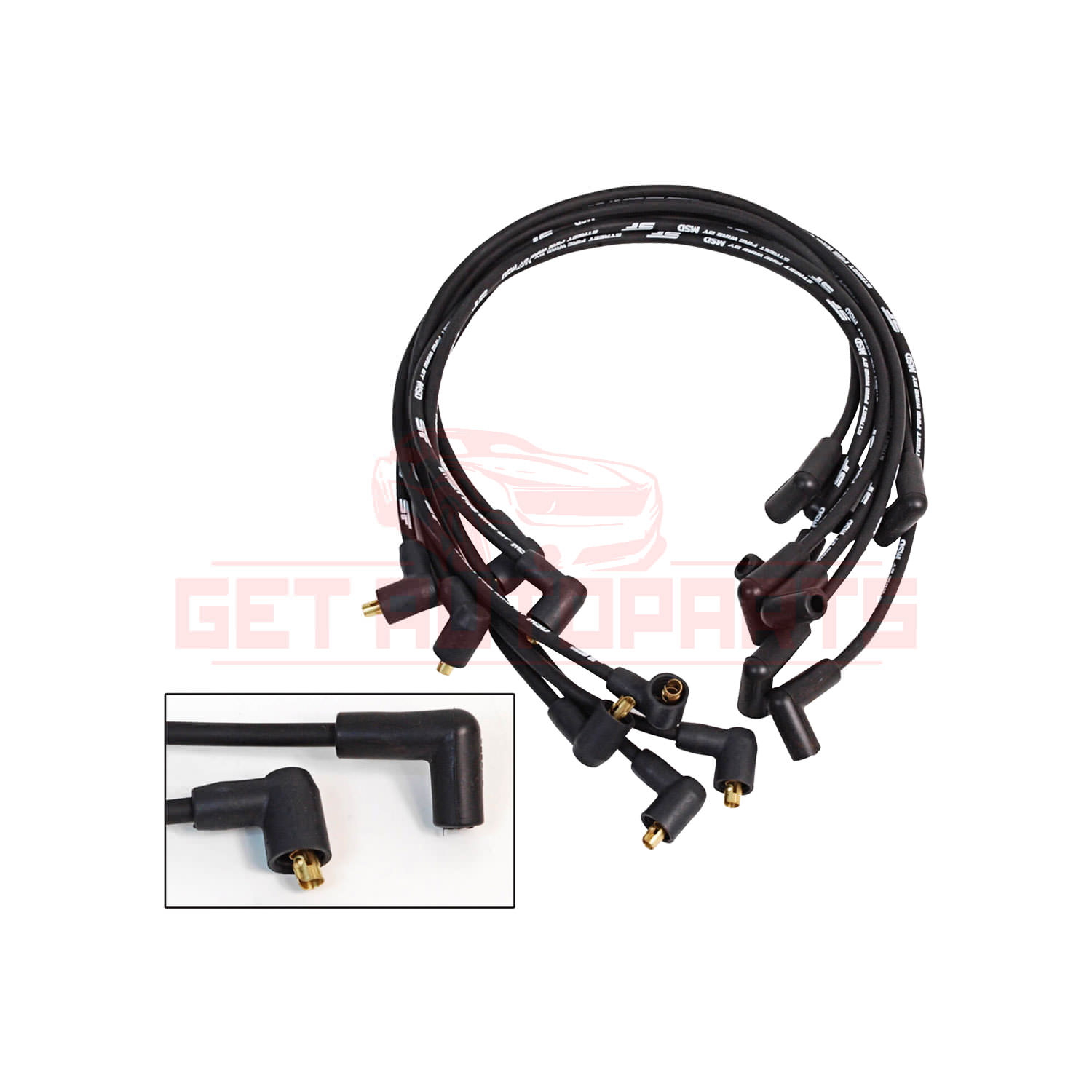 MSD Spark Plug Wire Set fit GMC C15/C1500 Suburban 67-1974