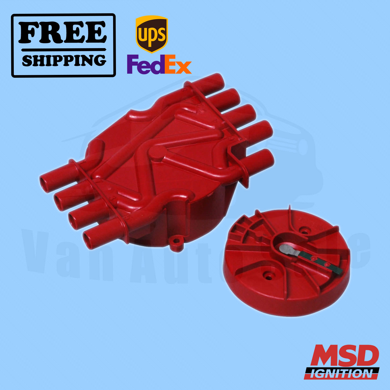 Lucas Distributor DMBZ6 DM6 points Superior Blue Condenser Red Rotor eBay