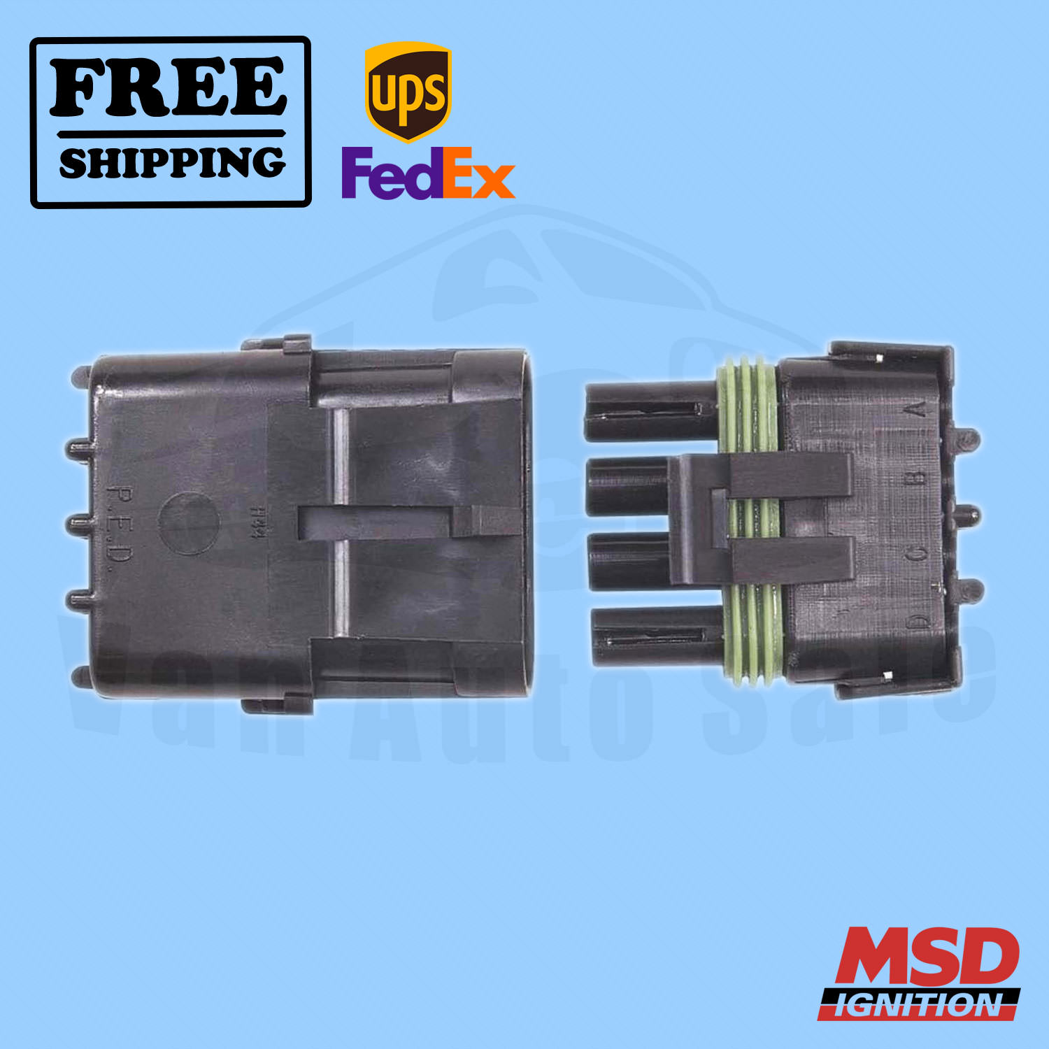 Ignition Coil Connector MSD MSD8171 657896185764 eBay