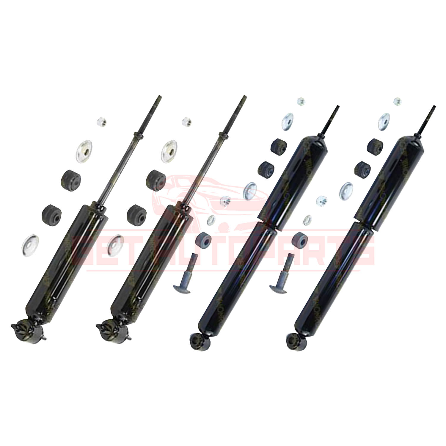 Kit 4 Monroe OESpectrum Front & Rear shocks for Chevrolet Camaro 1968