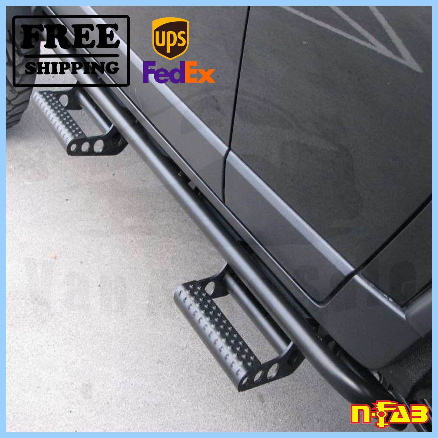 RKR Step Nerf Bar NFAB for Jeep Wrangler 20072017 eBay
