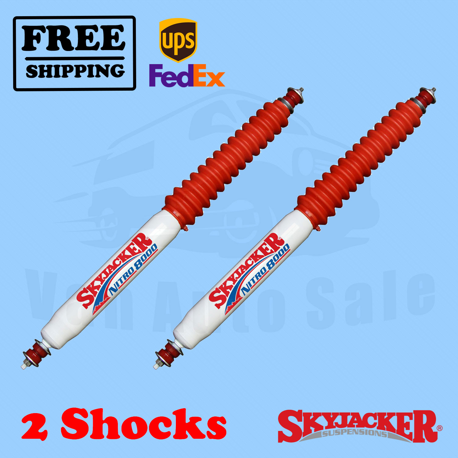 Skyjacker Nitro Shocks 0" Front Lift for Jeep Grand Cherokee WJ 4WD/2WD
