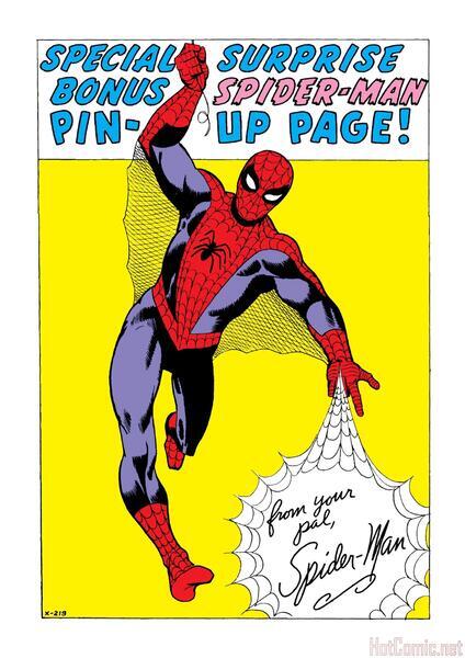 Documentary paratext: “Special Bonus Surprise Spider-Man Pin-up Page.” Amazing Spider-Man #3 (July 1963). Marvel Comics. 