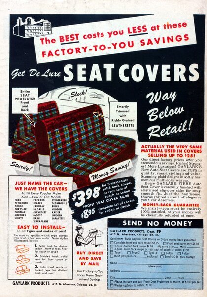 Advertisement: “The best costs you less.” Frisky Fables Vol. 5 #2 (June 1949). The Premium Group of Comics.  