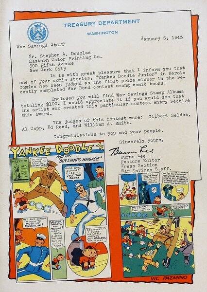 Correspondence: Heroic Comics #18 (May 1943). Eastern Color. 